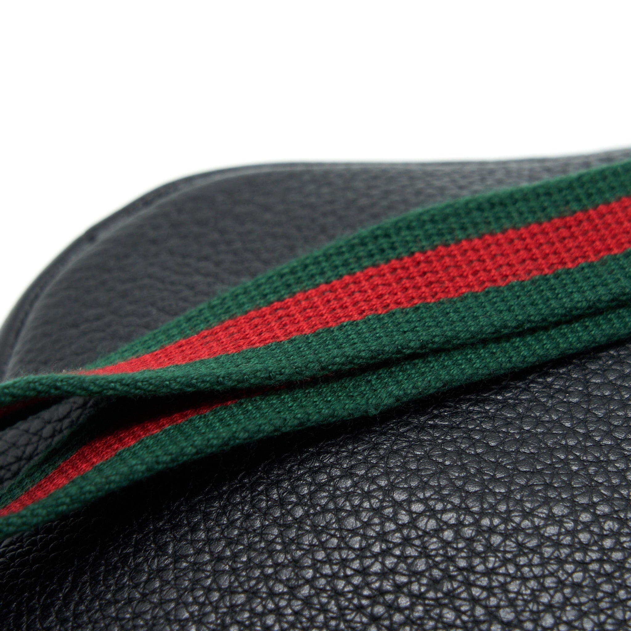 GUCCI MINI GUCCI PRINT BELT BAG BLACK GHW