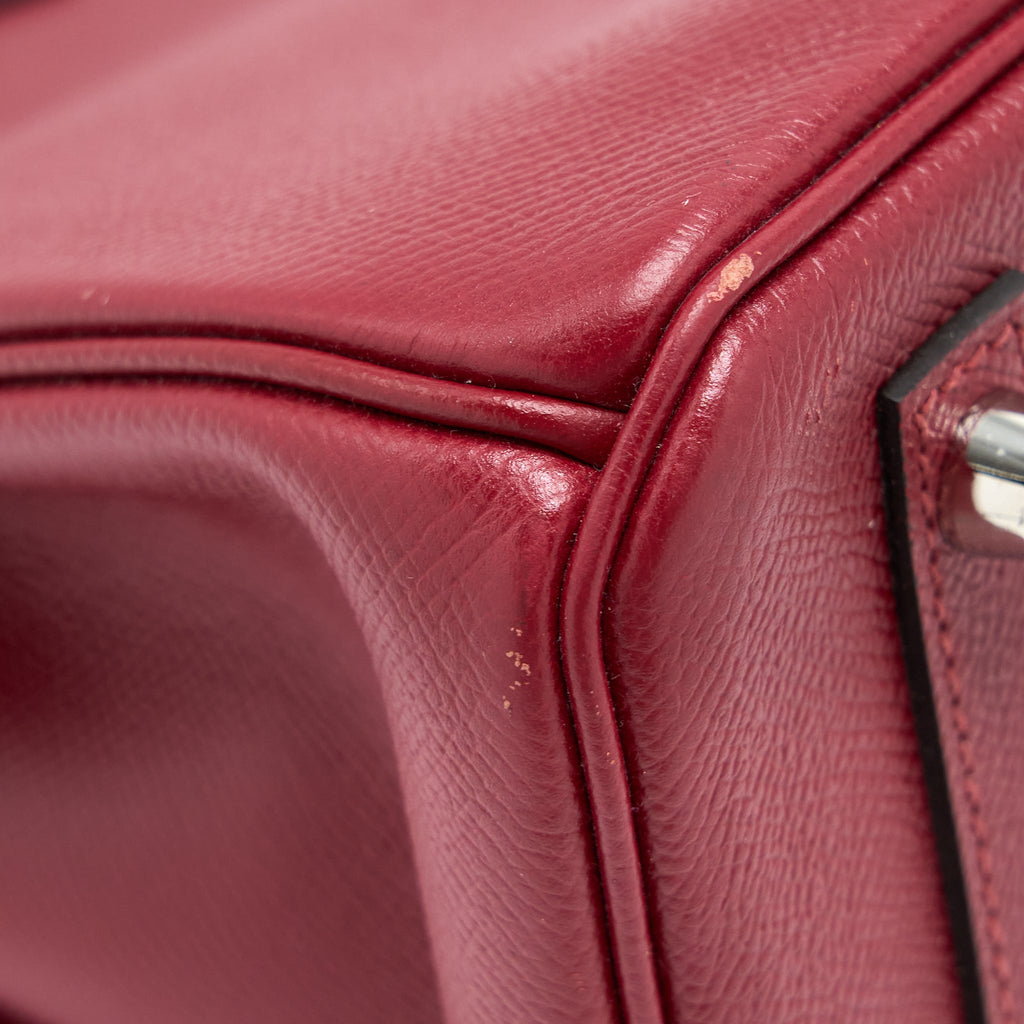 HERMES BIRKIN 30 EPSOM K1 ROUGE GRENAT SHW