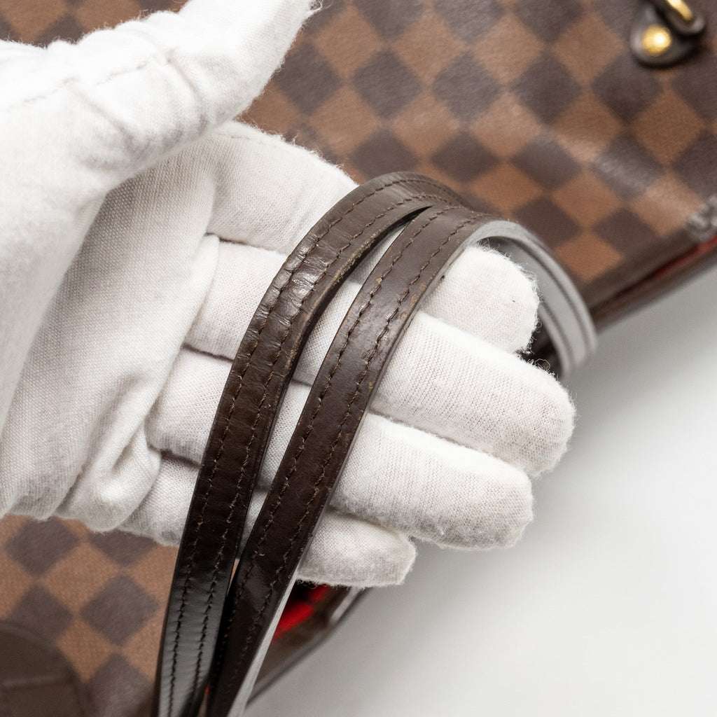 LOUIS VUITTON NEVERFULL GM DAMIER EBENE WITH GHW