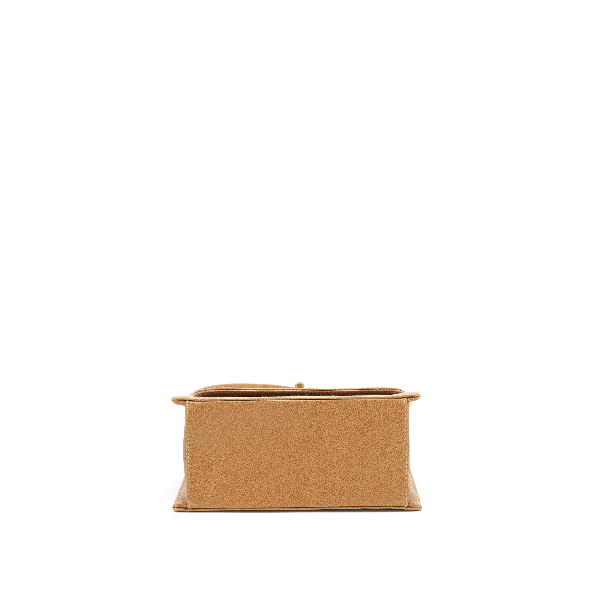 CHANEL VINTAGE BAG IN BROWN GHW