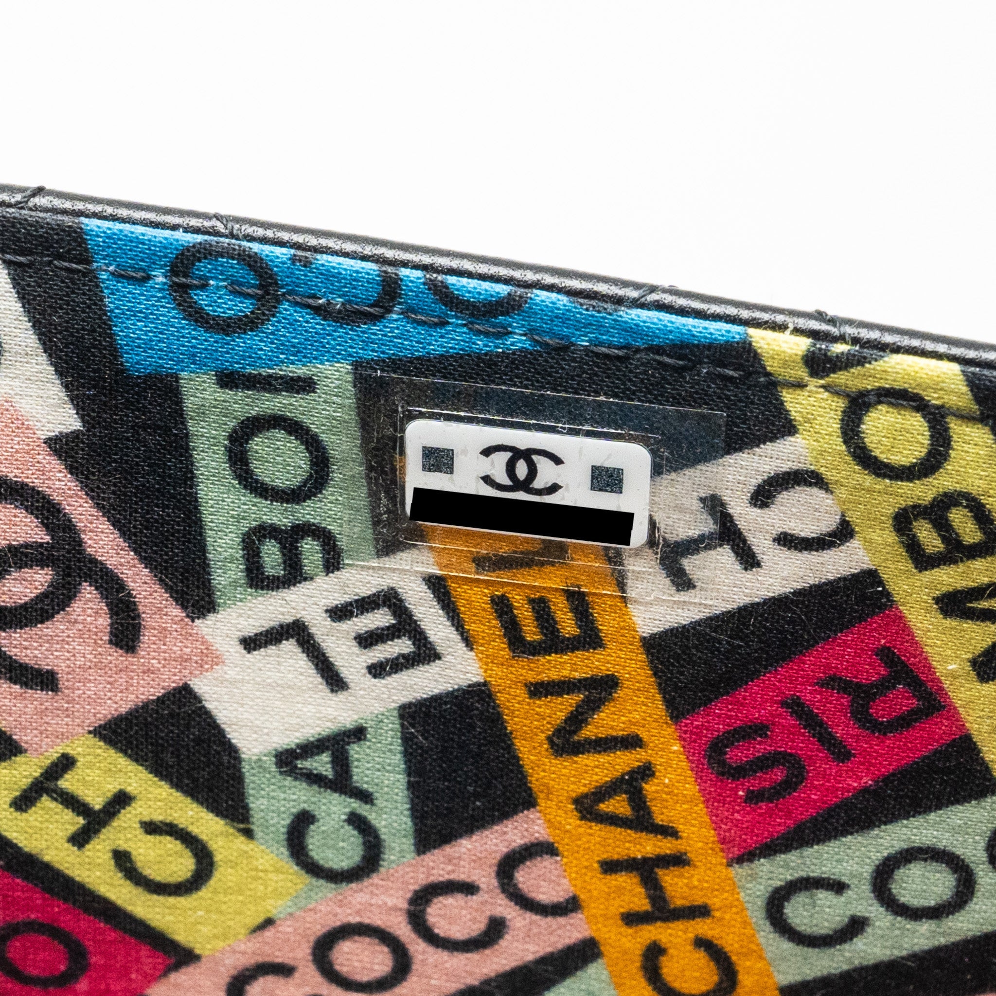 CHANEL TOP HANDLE MINI WALLET ON CHAIN FLAP BAG LAMBSKIN BLACK SHW (MICROCHIP)
