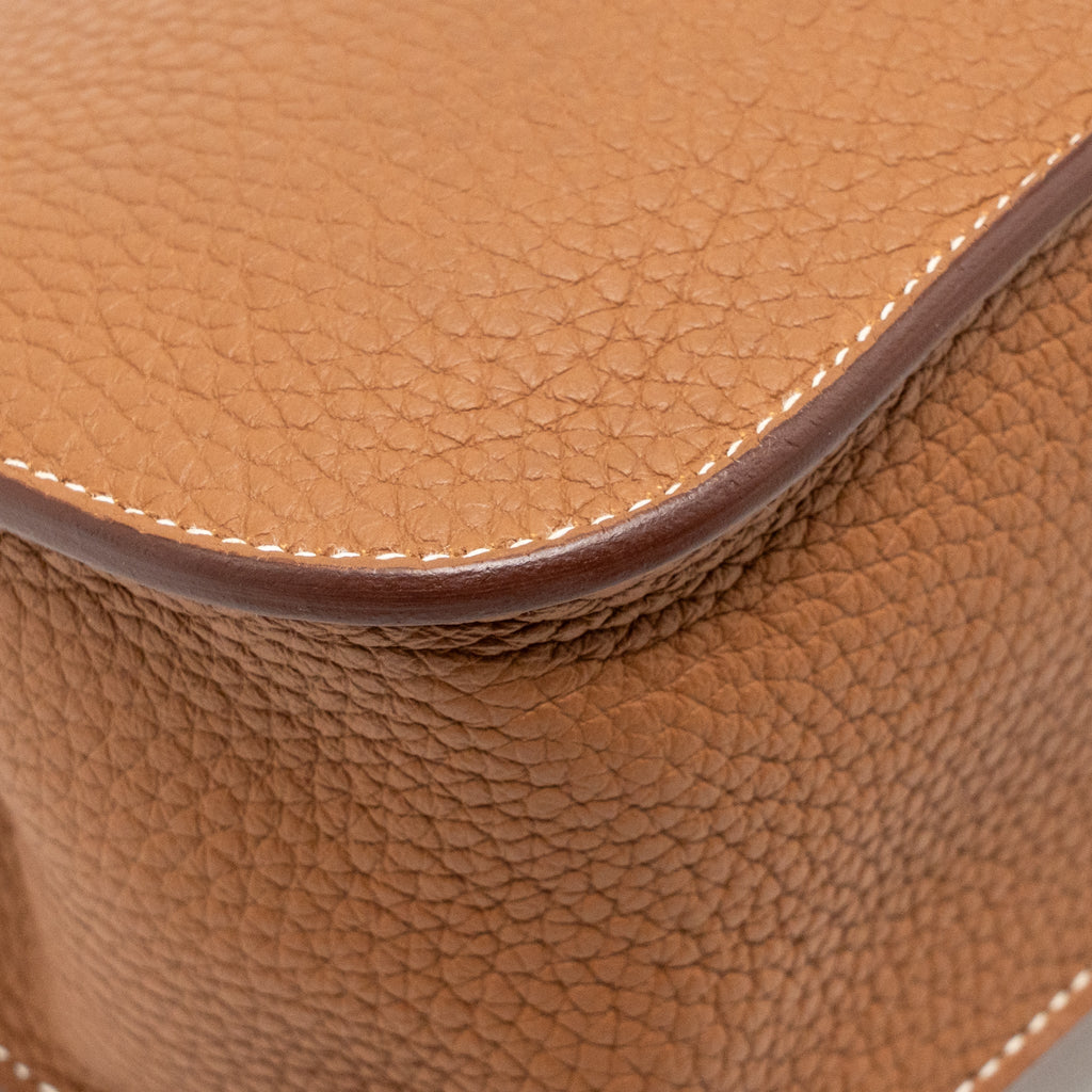 HERMES HALZAN 25 CLEMENCE GOLD SHW