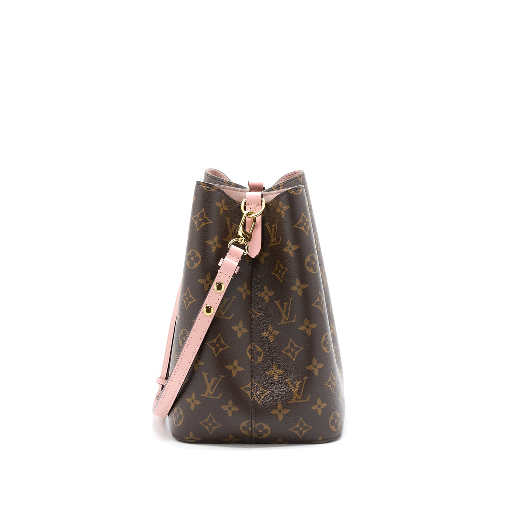 LOUIS VUITTON NEONOE MONOGRAM CANVAS ROSE POUDRE GHW (NEW VERSION)