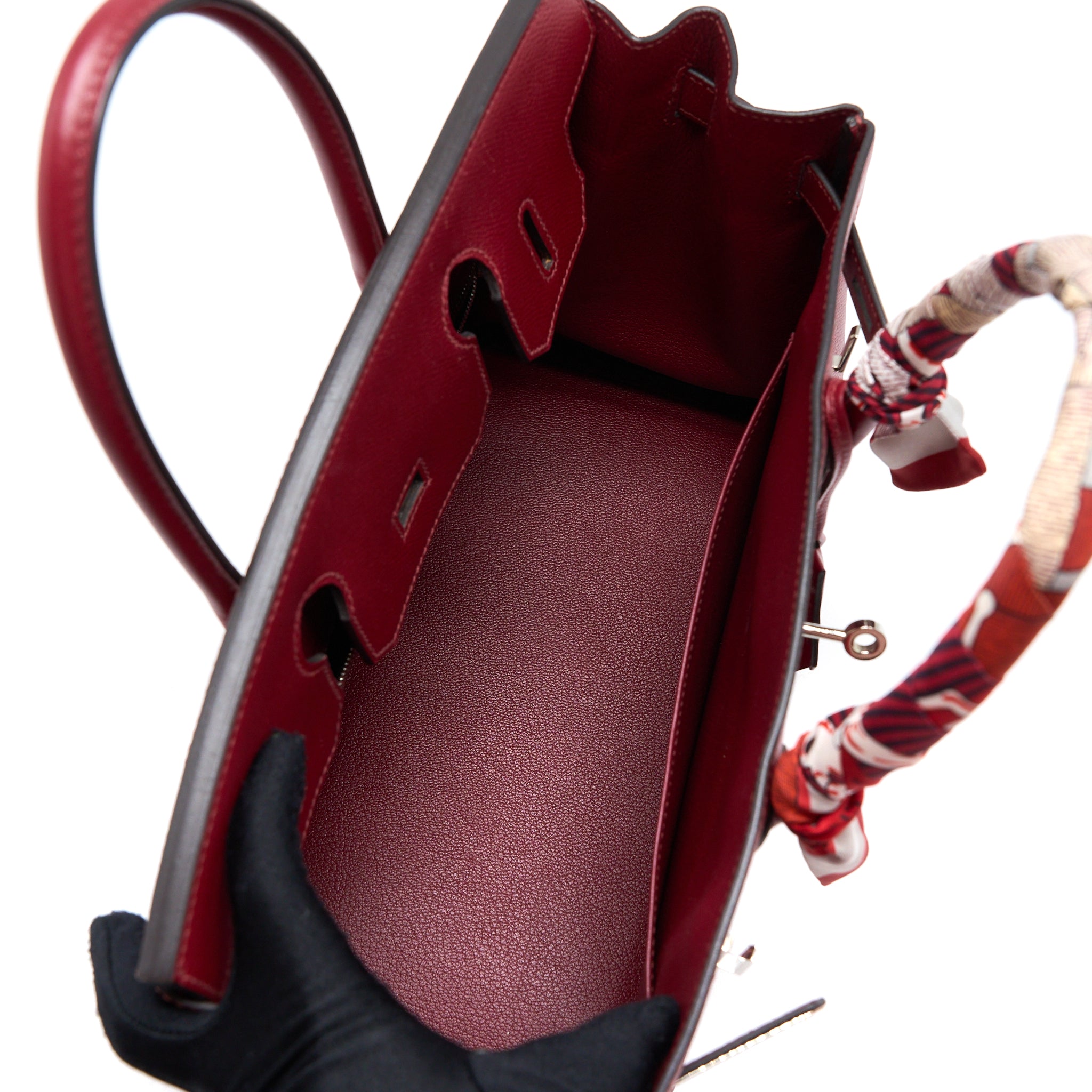 HERMES BIRKIN 30 EPSOM K1 ROUGE GRENAT SHW