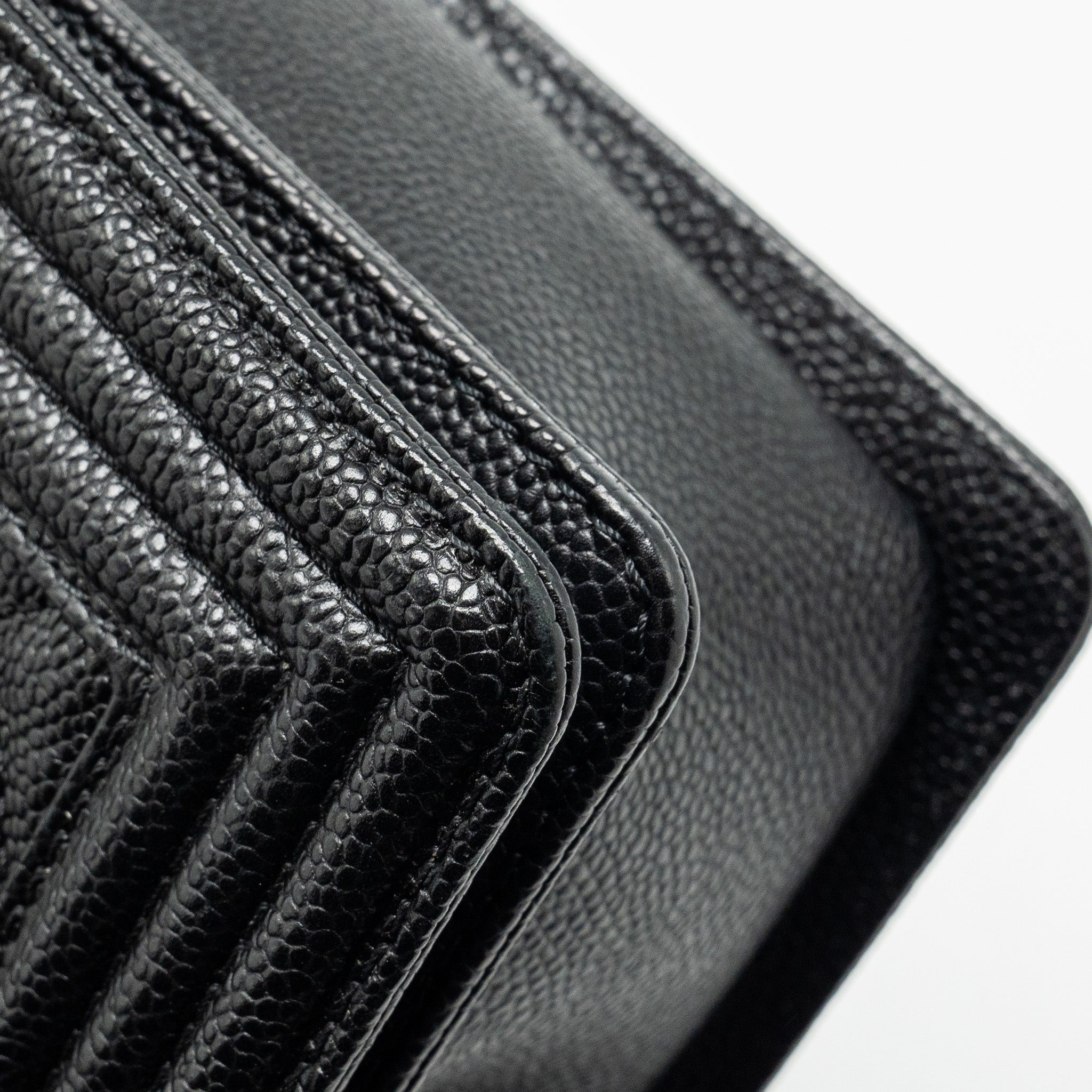 CHANEL SMALL BOY BAG CAVIAR BLACK RUTHENIUM GHW