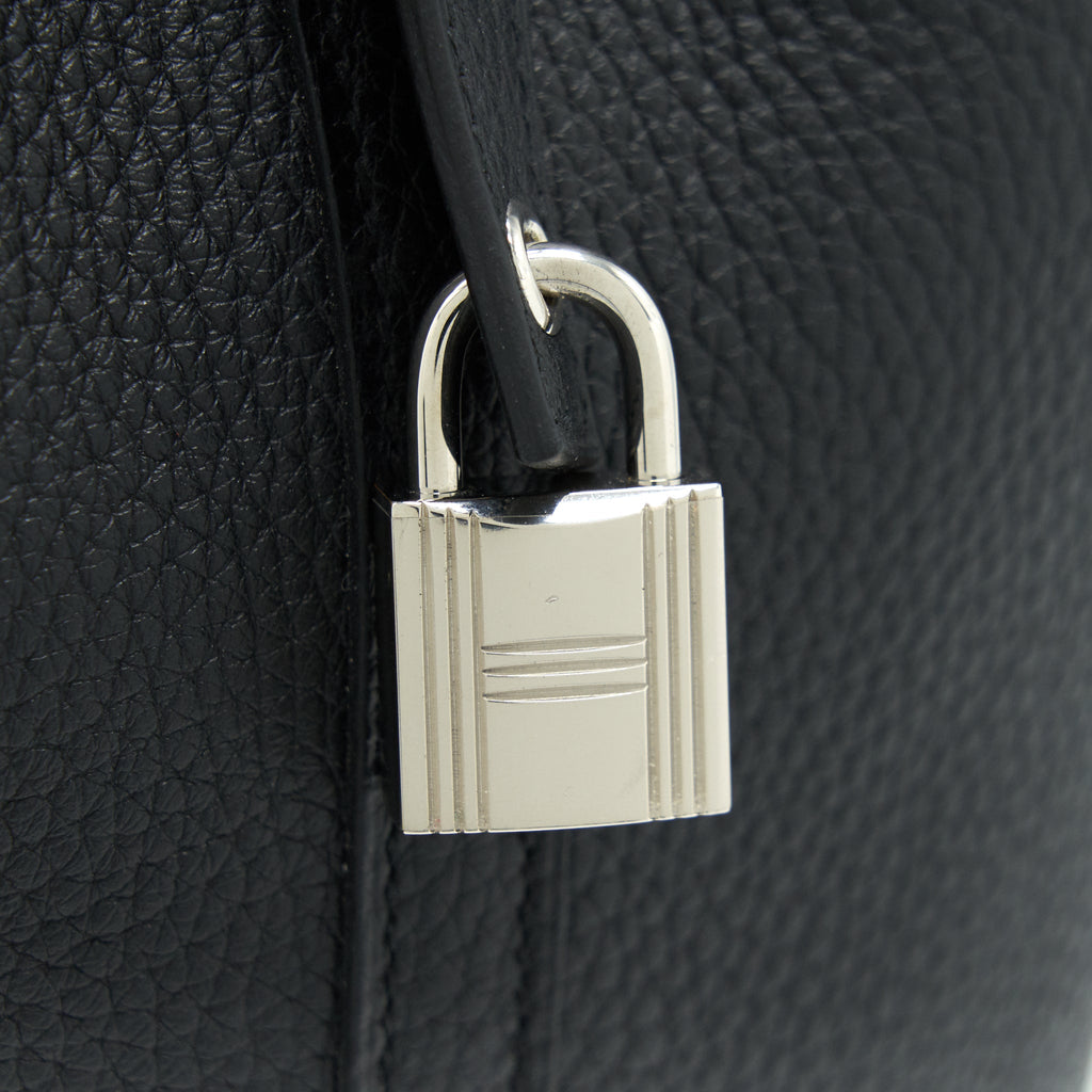 HERMÈS PICOTIN 22 LOCK BAG BLACK SHW