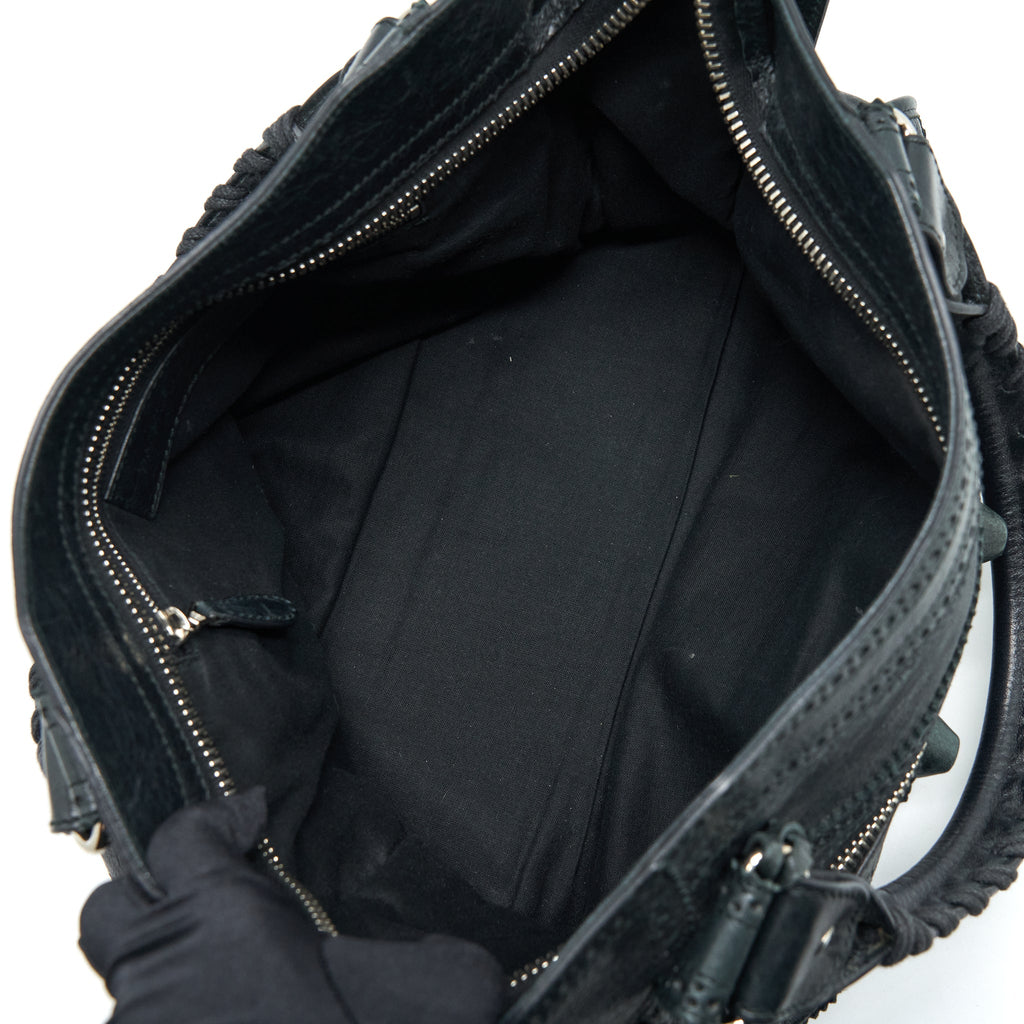 BALENCIAGA GIANT CITY BAG BLACK SHW