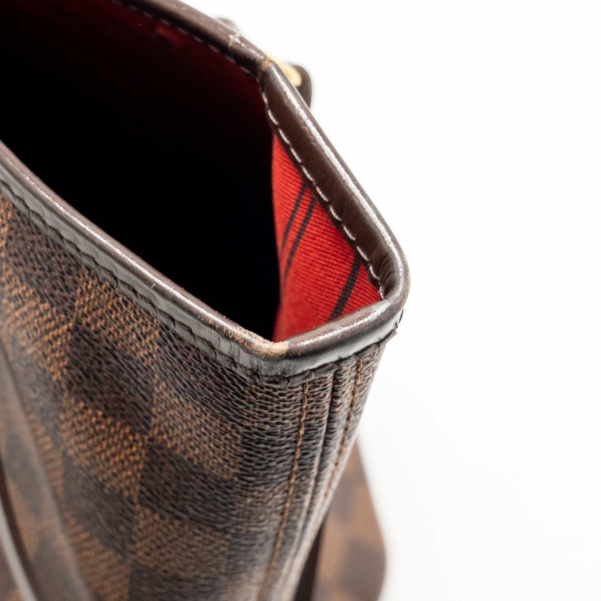 LOUIS VUITTON NEVERFULL GM DAMIER EBENE WITH GHW