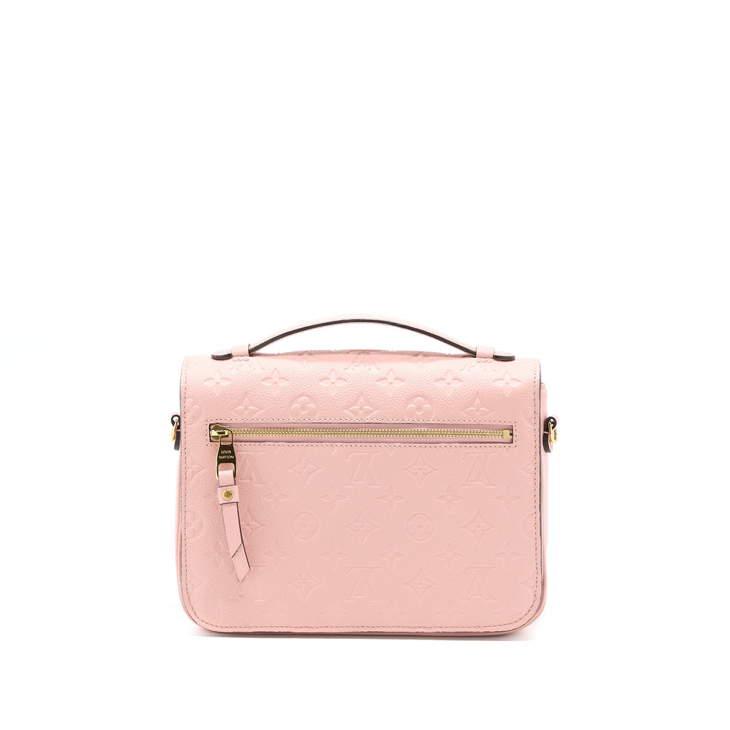 LOUIS VUITTON POCHETTE MÉTIS MONOGRAM EMPREINTE PINK GHW