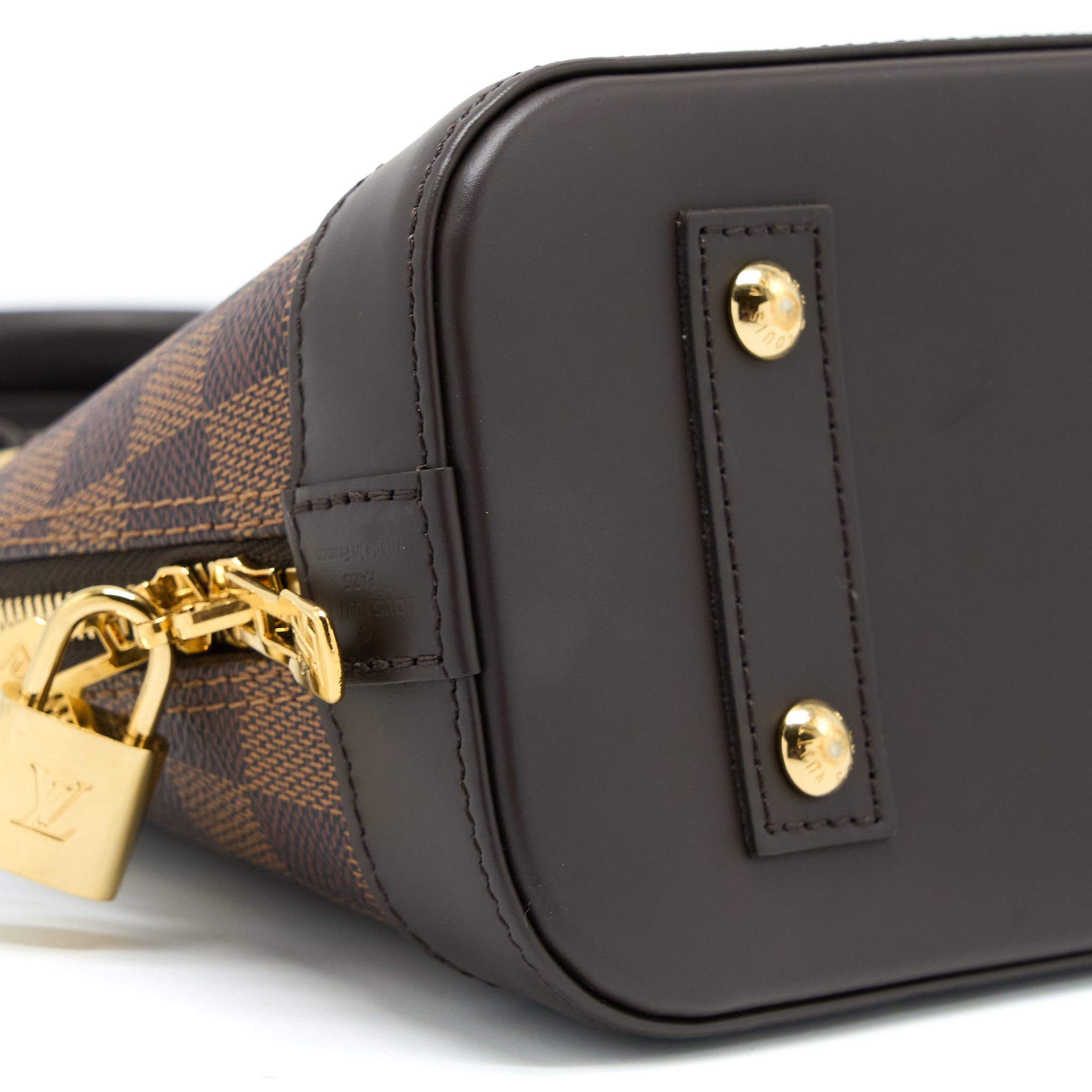 LOUIS VUITTON ALMA BB DAMIER EBENE CANVAS GHW (NEW VERSION)
