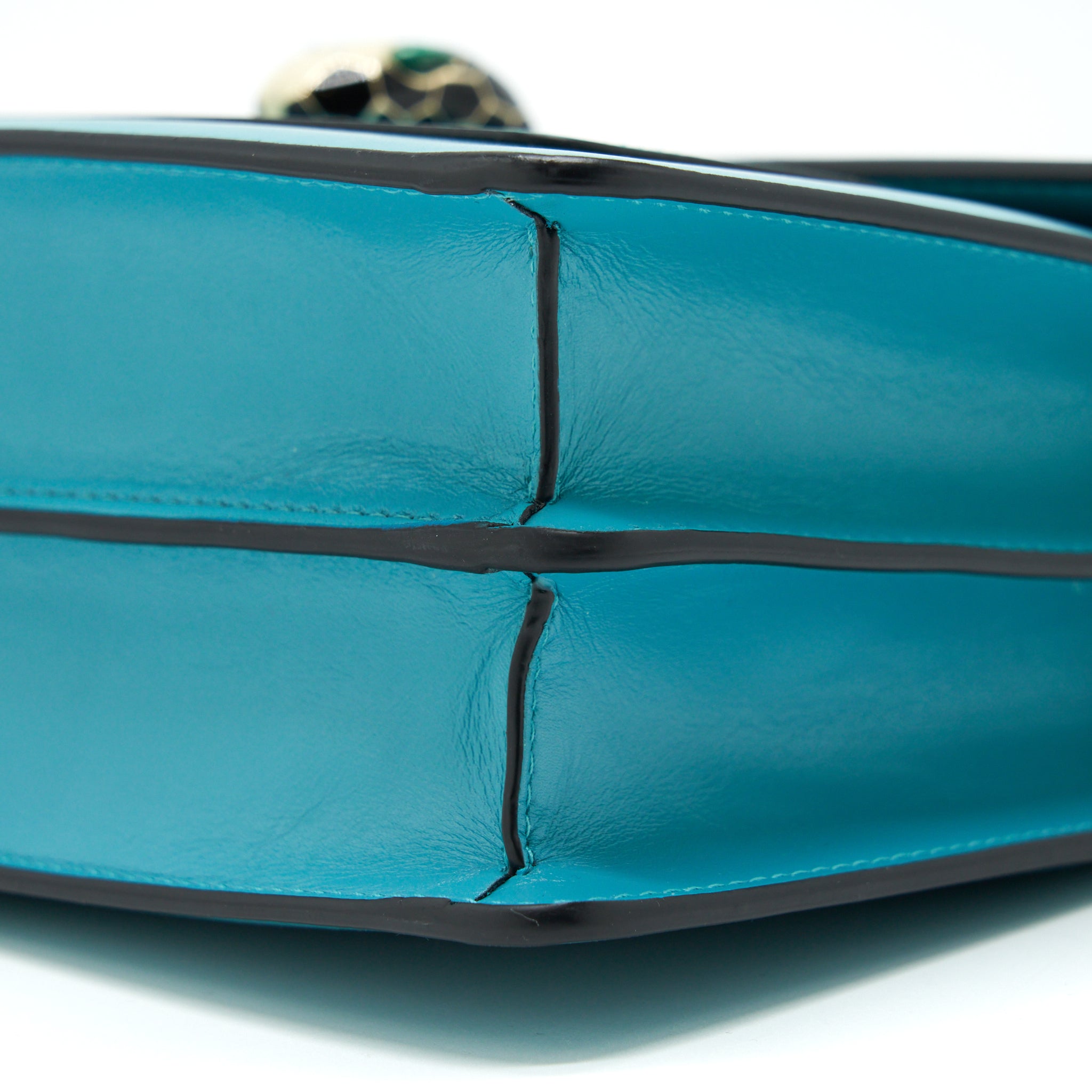 BVLGARI SERPENTI FOREVER SHOULDER BAG CALFSKIN BLUE SHW