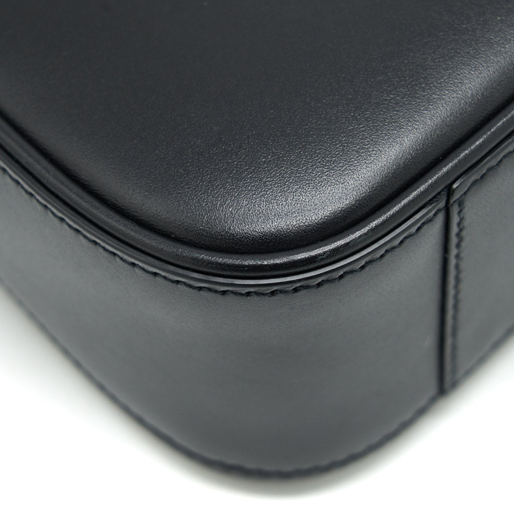 SAINT LAURENT LE 5 A 7 HOBO BAG CALFSKIN BLACK GHW