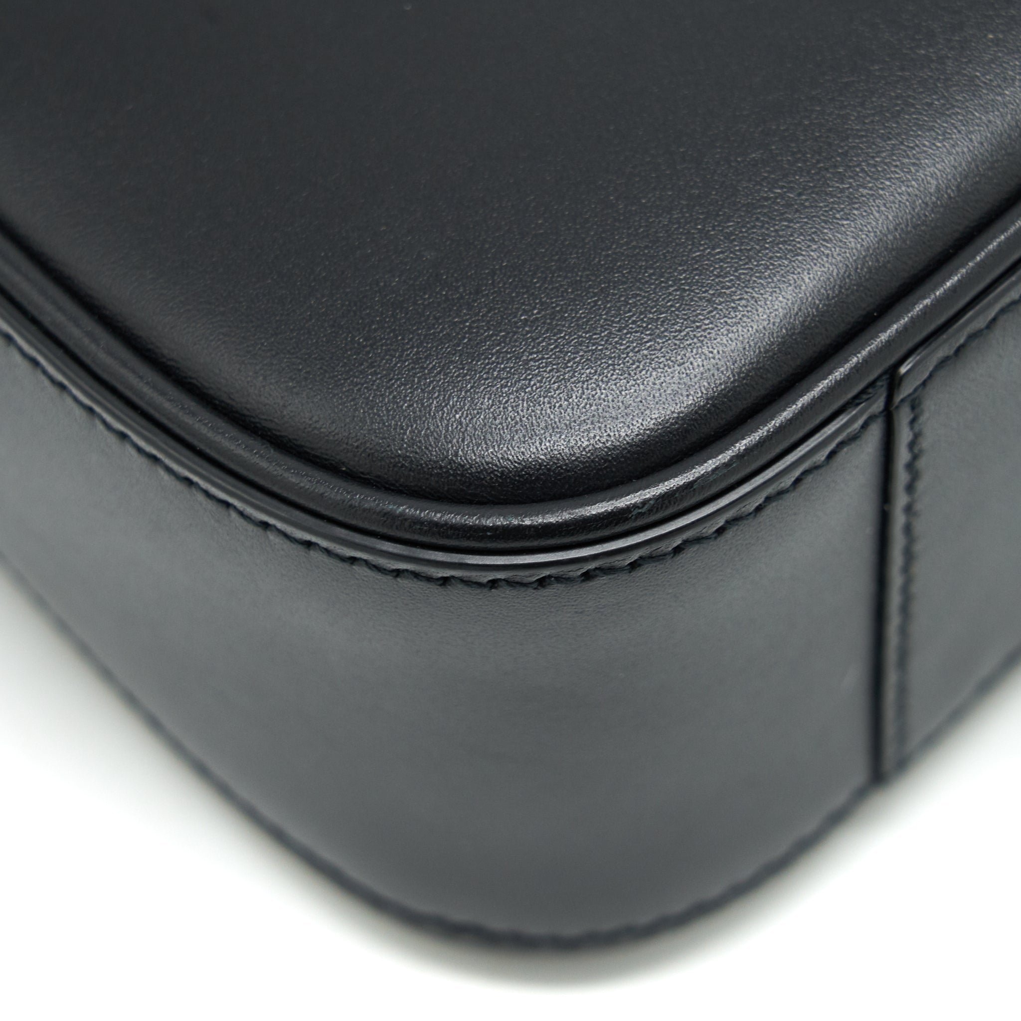 SAINT LAURENT LE 5 A 7 HOBO BAG CALFSKIN BLACK GHW
