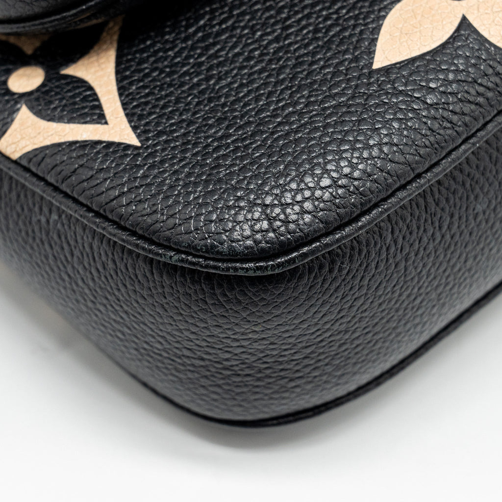LOUIS VUITTON MULTI POCHETTE ACCESSORIES BICOLOUR MONOGRAM EMPREINTE GHW