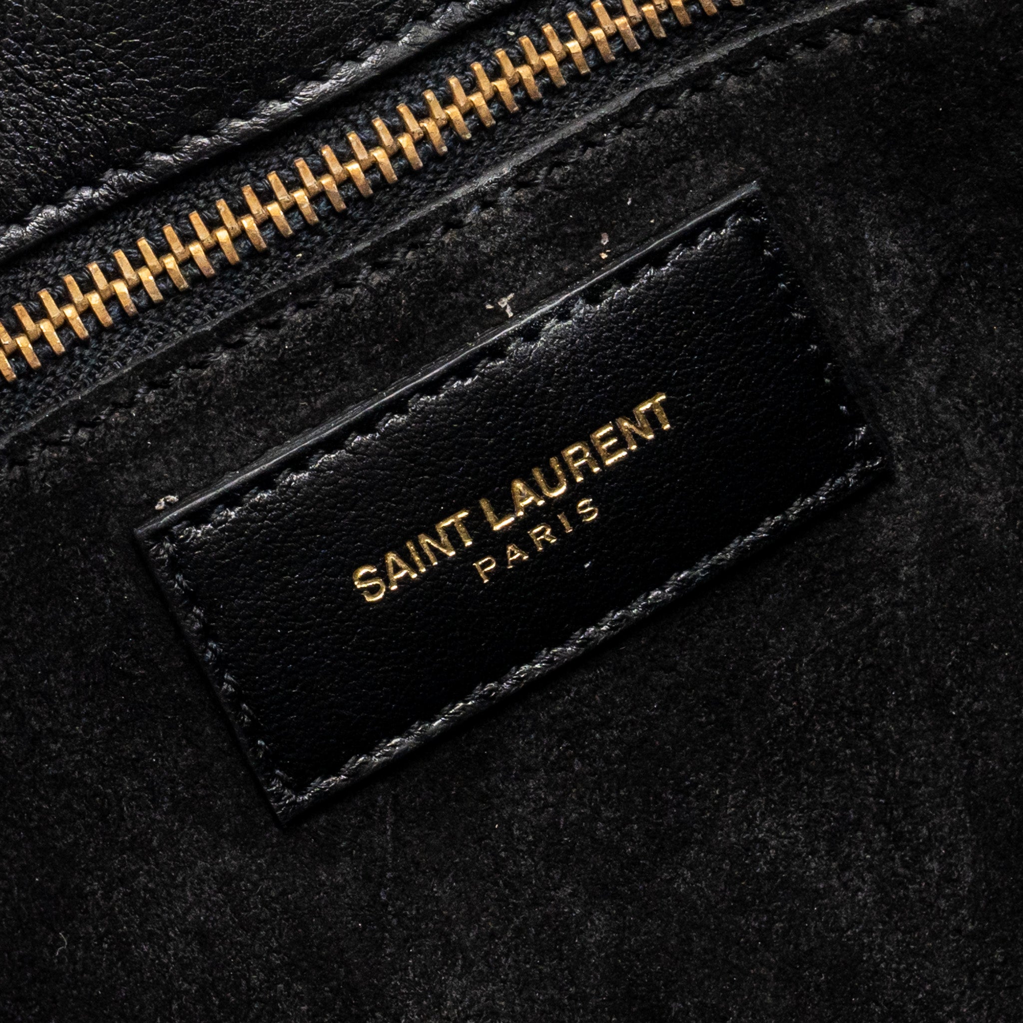 SAINT LAURENT /YSL SMALL SAC DE JOUR TOTE BAG CALFSKIN WHITE / BLACK GHW