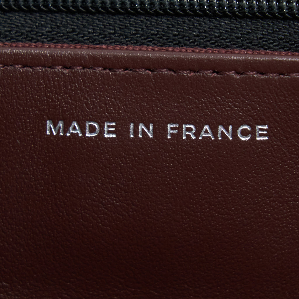 CHANEL CLASSIC WALLET ON CHAIN CAVIAR BLACK SHW (MICROCHIP)