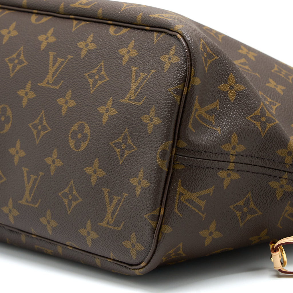 LOUIS VUITTON NEVERFULL MM MONOGRAM CANVAS GHW (NEW VERSION)