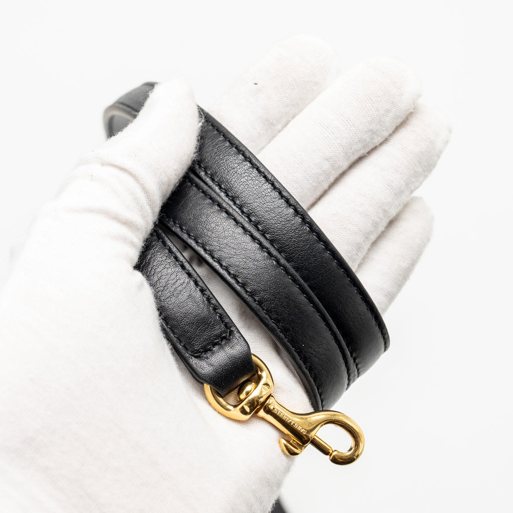 SAINT LAURENT /YSL SMALL SAC DE JOUR TOTE BAG CALFSKIN WHITE / BLACK GHW