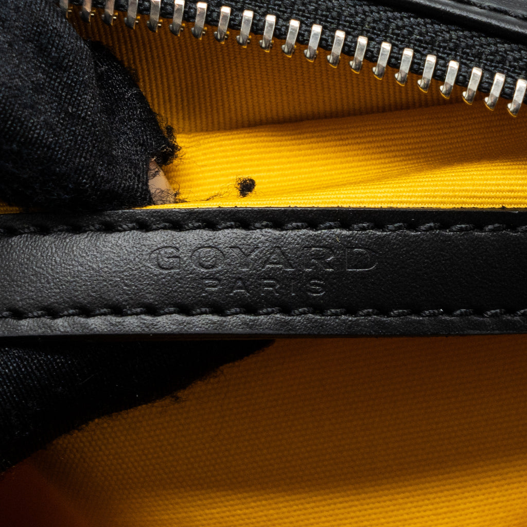 GOYARD CAP-VERT PM BAG CANVAS/ LEATHER BLACK SHW
