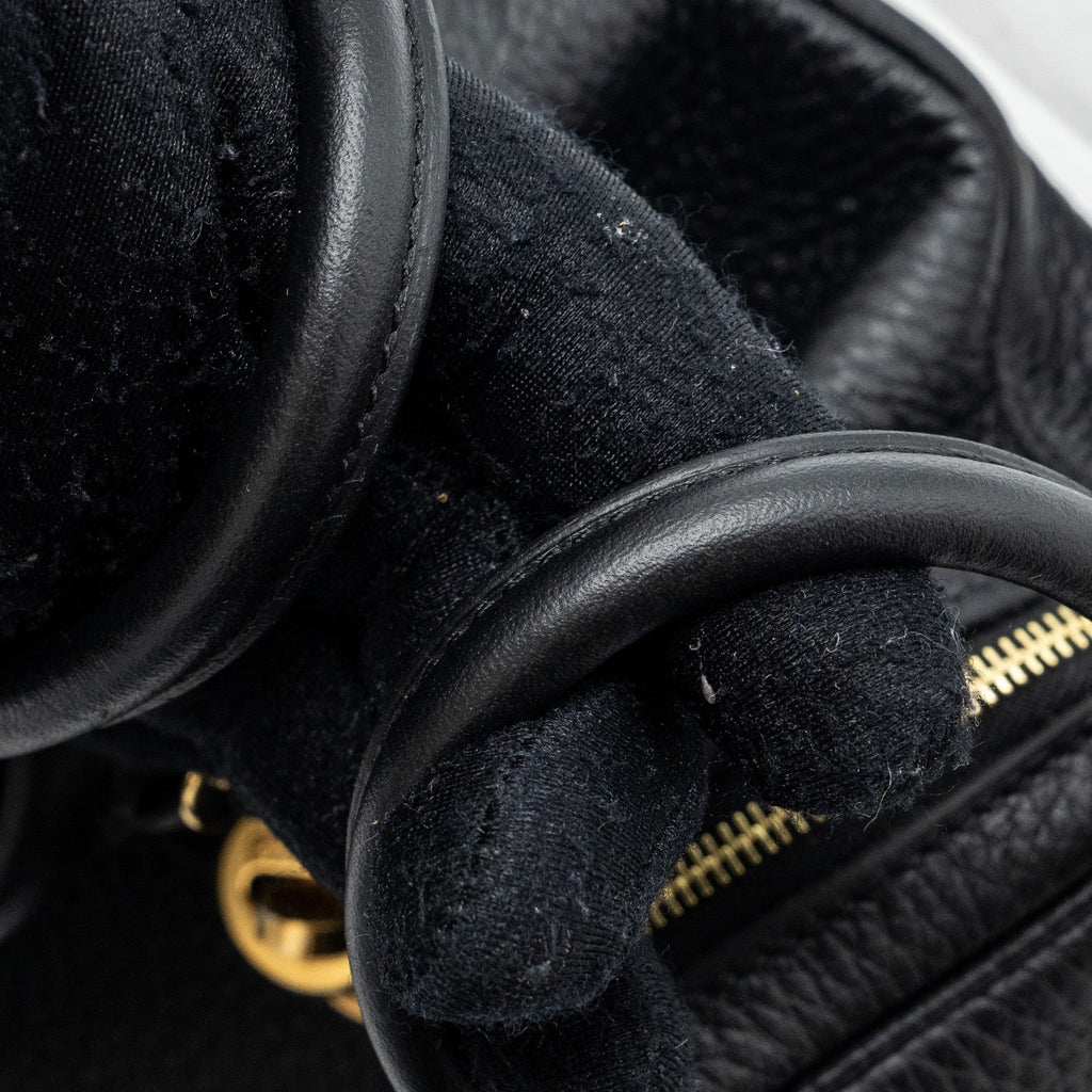 HERMES MINI LINDY CELEMENCE BLACK GHW