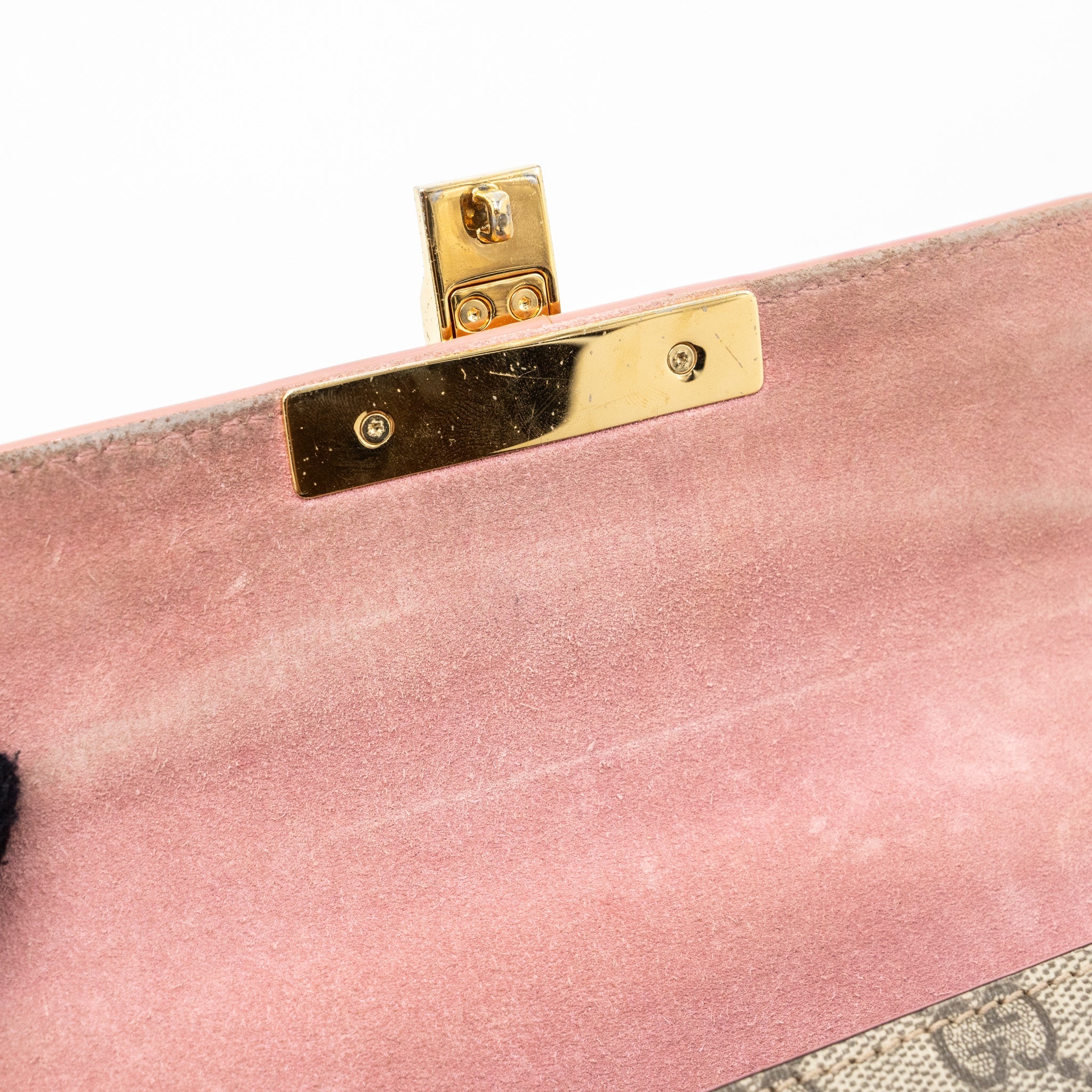 GUCCI PADLOCK CROSSBODY BAG CANVAS / PATENT MULTICOLOUR GHW