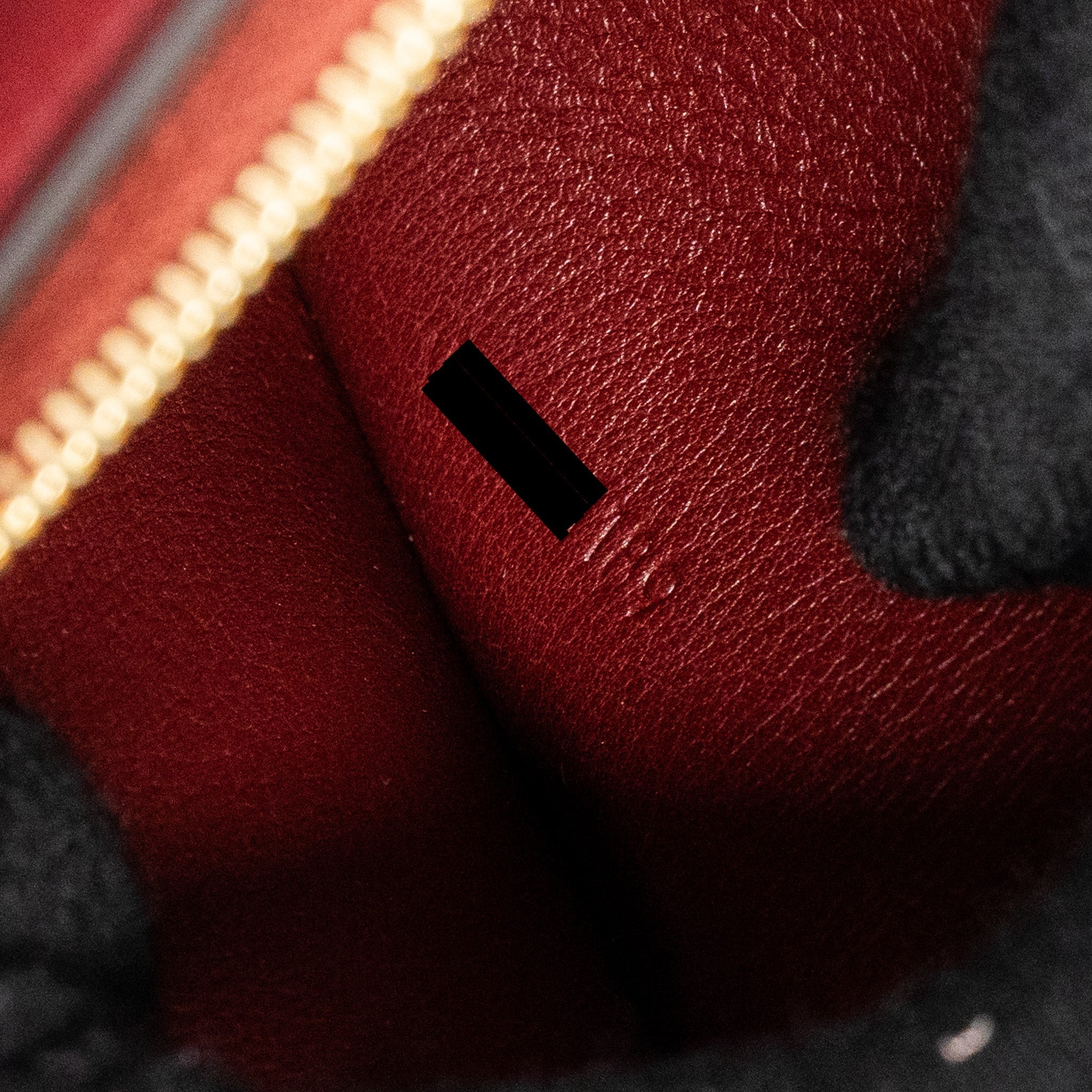 CELINE FRAME BAG CALFSKIN RUBY / APRICOT GHW