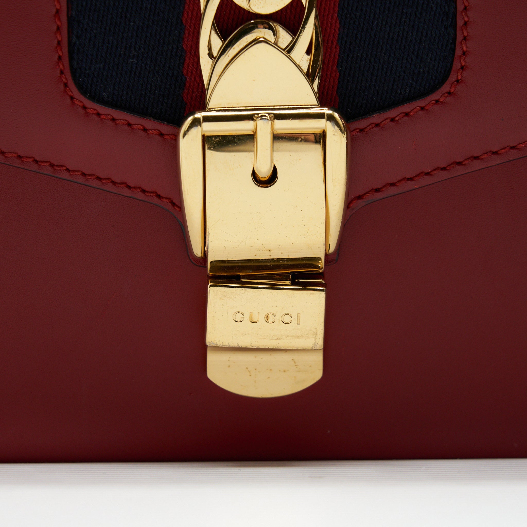 GUCCI SYLVIA BAG RED GHW