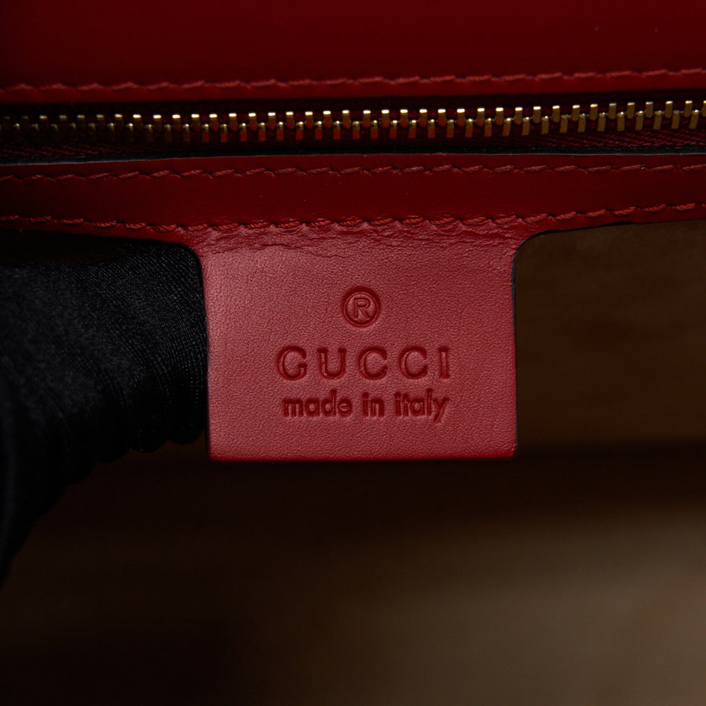 GUCCI SYLVIA BAG RED GHW