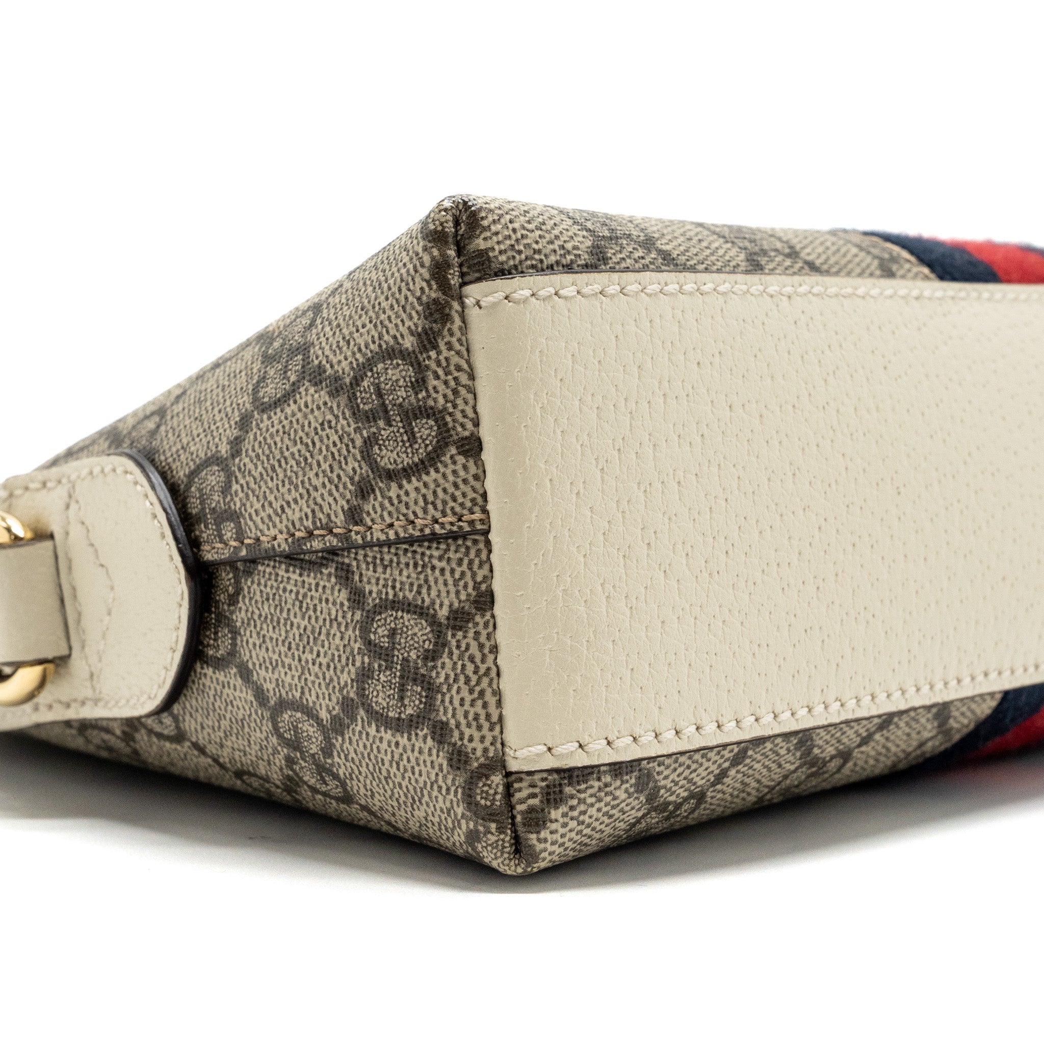 GUCCI OPHIDIA SHOULDER BAG GG SUPREME CANVAS GHW