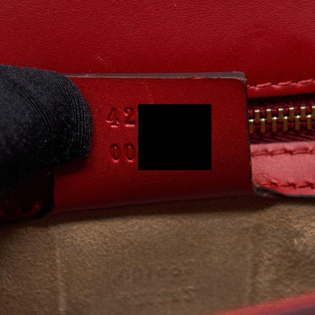 GUCCI SYLVIA BAG RED GHW