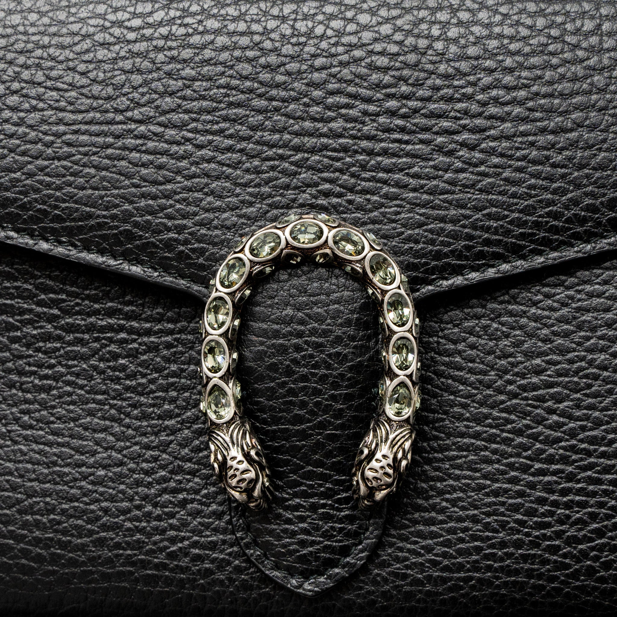 GUCCI DIONYSUS MINI CHAIN BAG CALFSKIN BLACK SHW