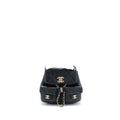 CHANEL 23P MINI TRIPLE PACK BACKPACK CAVIAR BLACK LGHW (MICROCHIP)