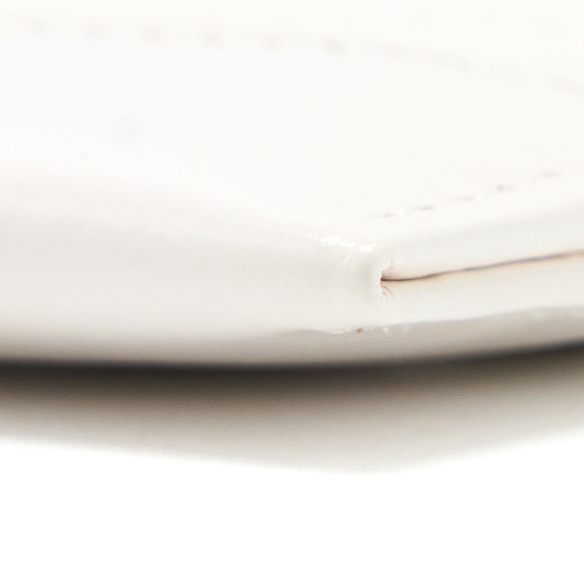 CHANEL CHEVRON CARD HOLDER CALFSKIN WHITE GHW