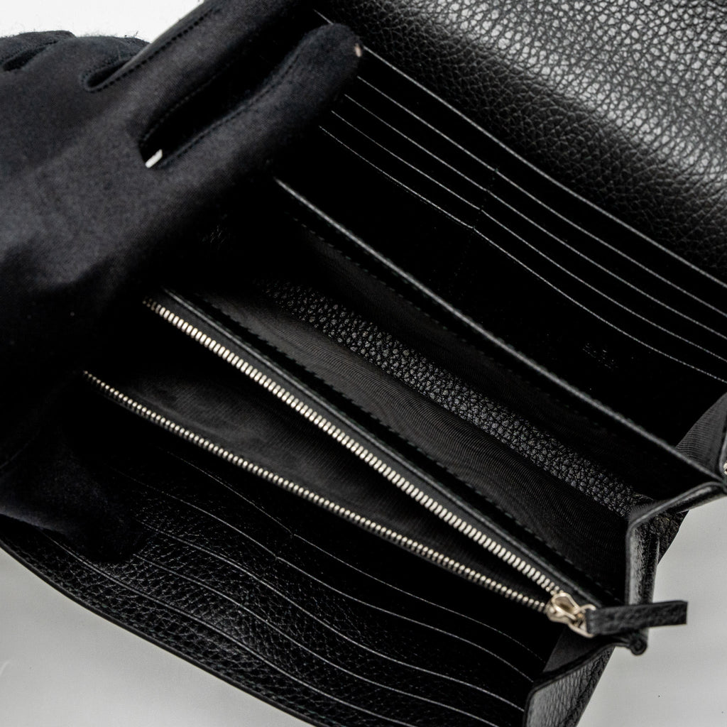 GUCCI DIONYSUS MINI CHAIN BAG CALFSKIN BLACK SHW