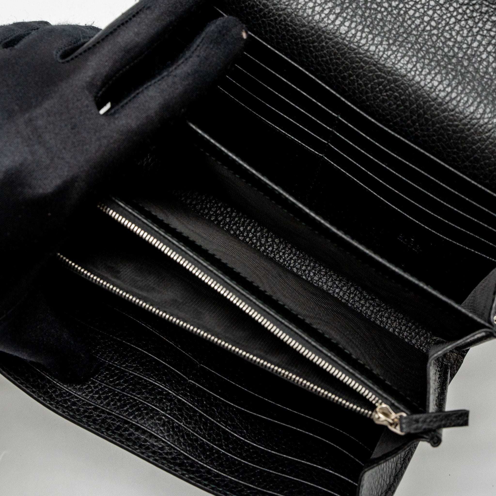 GUCCI DIONYSUS MINI CHAIN BAG CALFSKIN BLACK SHW
