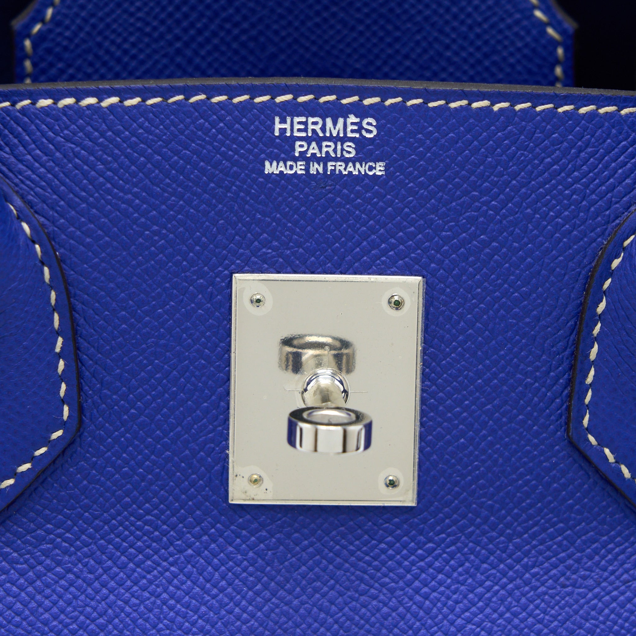 HERMES BIRKIN 30 EPSOM BLUE ELECTRIC / BLUE MYKONOS SHW