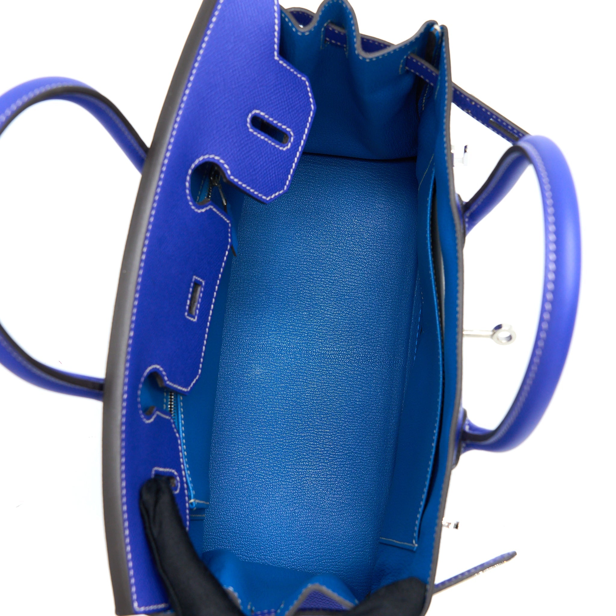 HERMES BIRKIN 30 EPSOM BLUE ELECTRIC / BLUE MYKONOS SHW