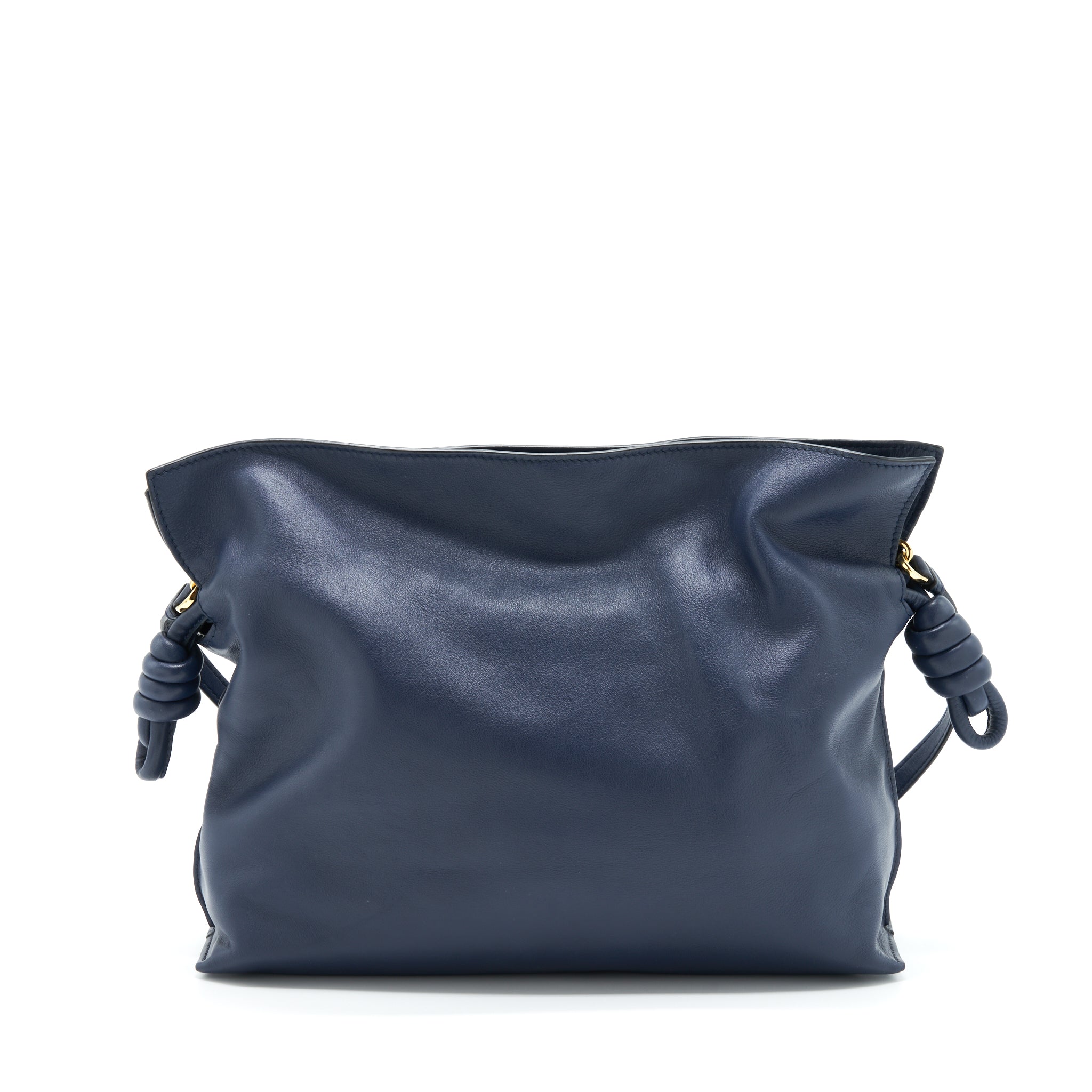 LOEWE FLAMENCO CLUTCH / CROSSBODY BAG LAMBSKIN NAVY