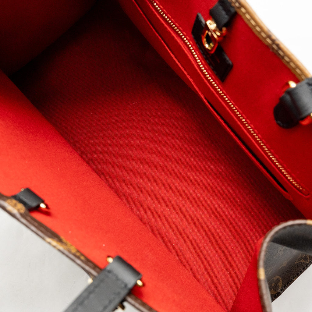 LOUIS VUITTON ONTHEGO MM MONOGRAM REVERSE CANVAS GHW
