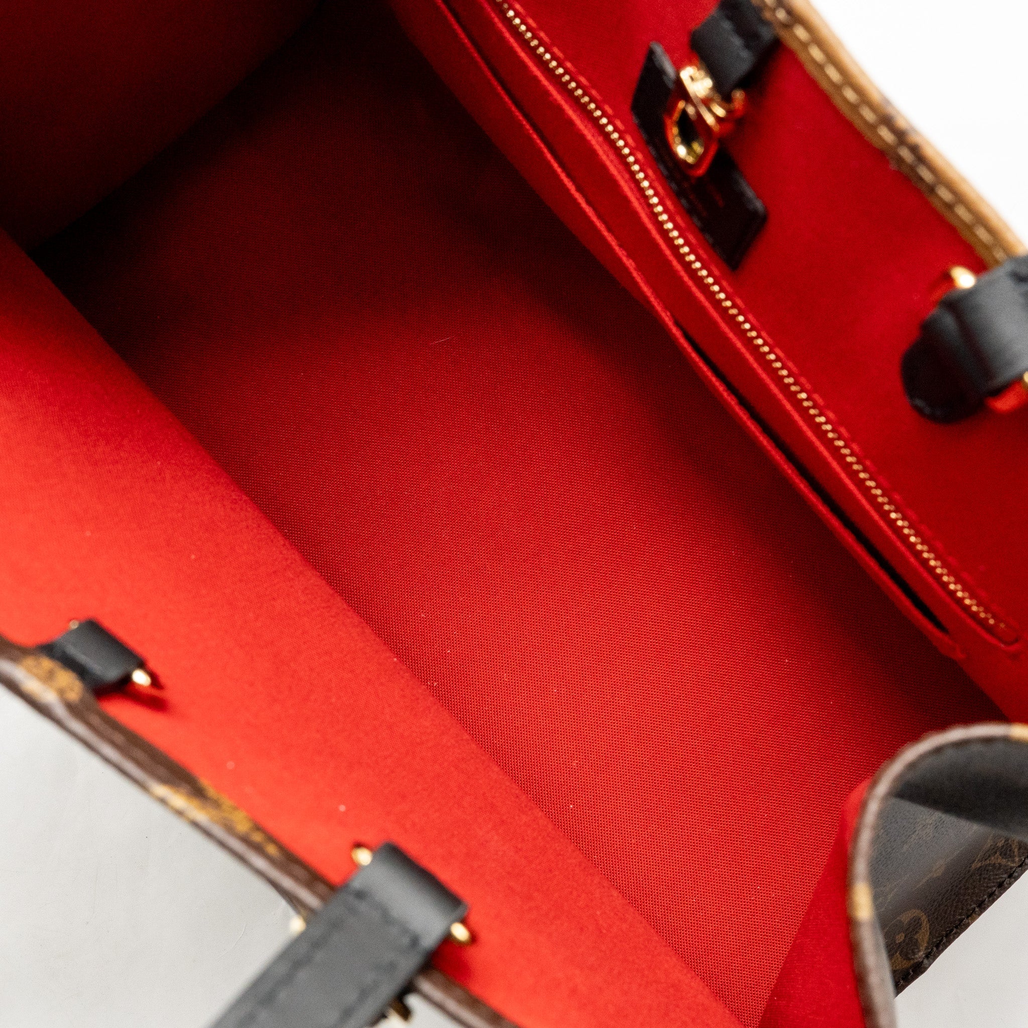 LOUIS VUITTON ONTHEGO MM MONOGRAM REVERSE CANVAS GHW