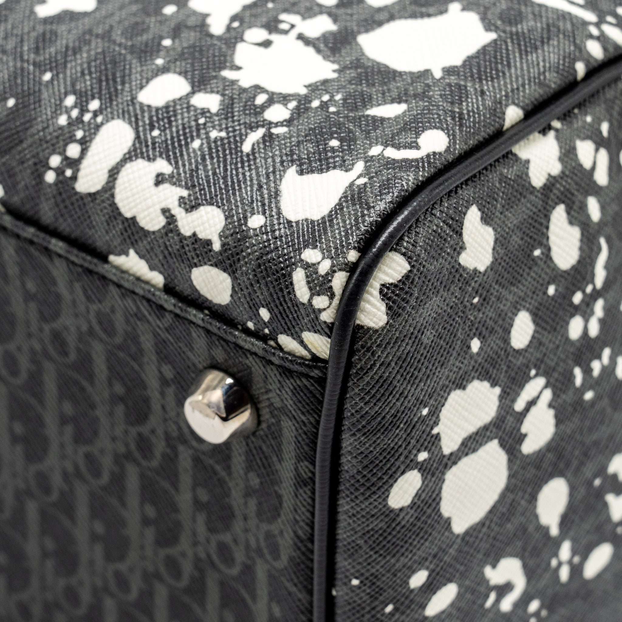 DIOR HOMME RIDER BAG CANVAS MULTICOLOUR BLACK / GREY SHW