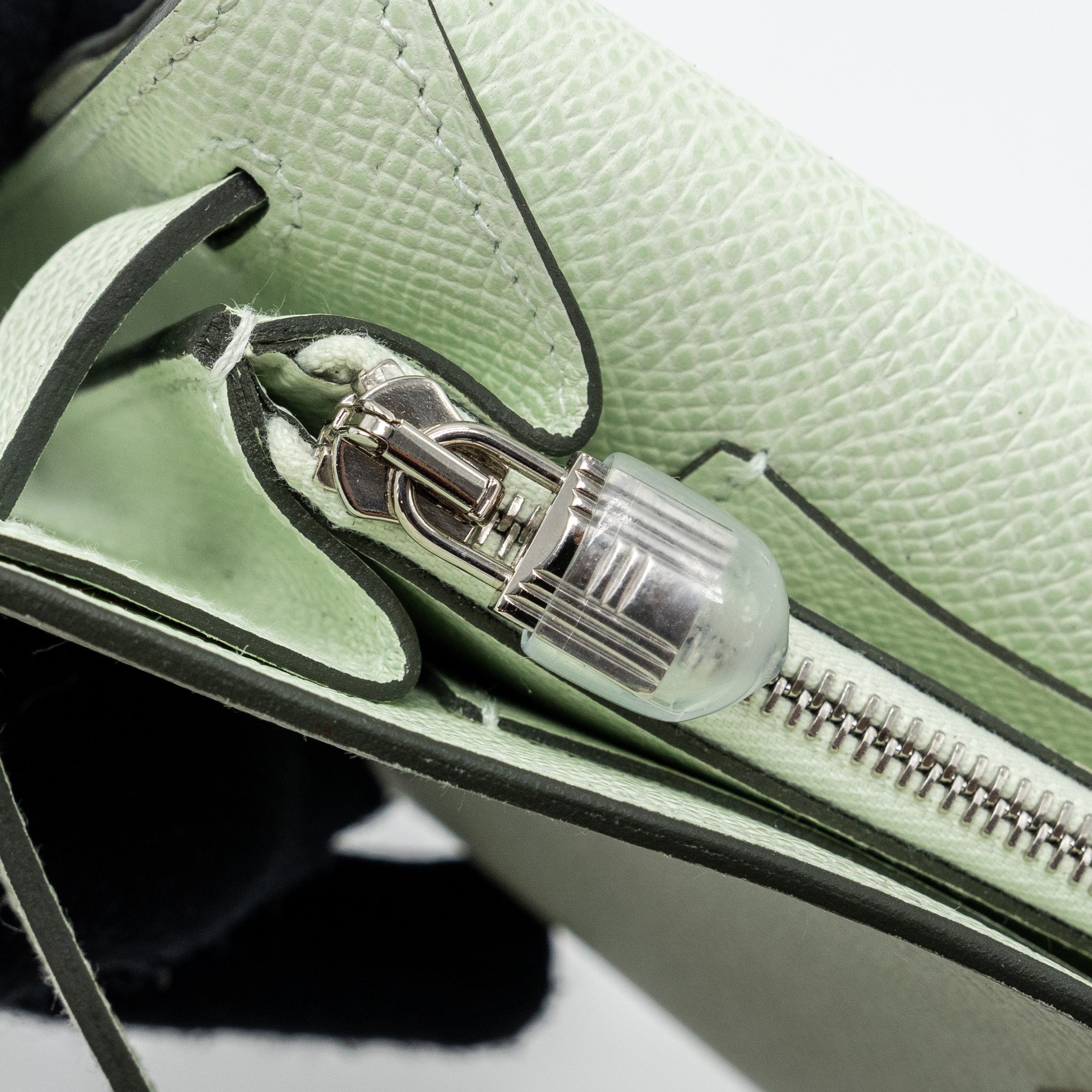HERMES KELLY TO GO EPSOM VERT FIZZ SHW