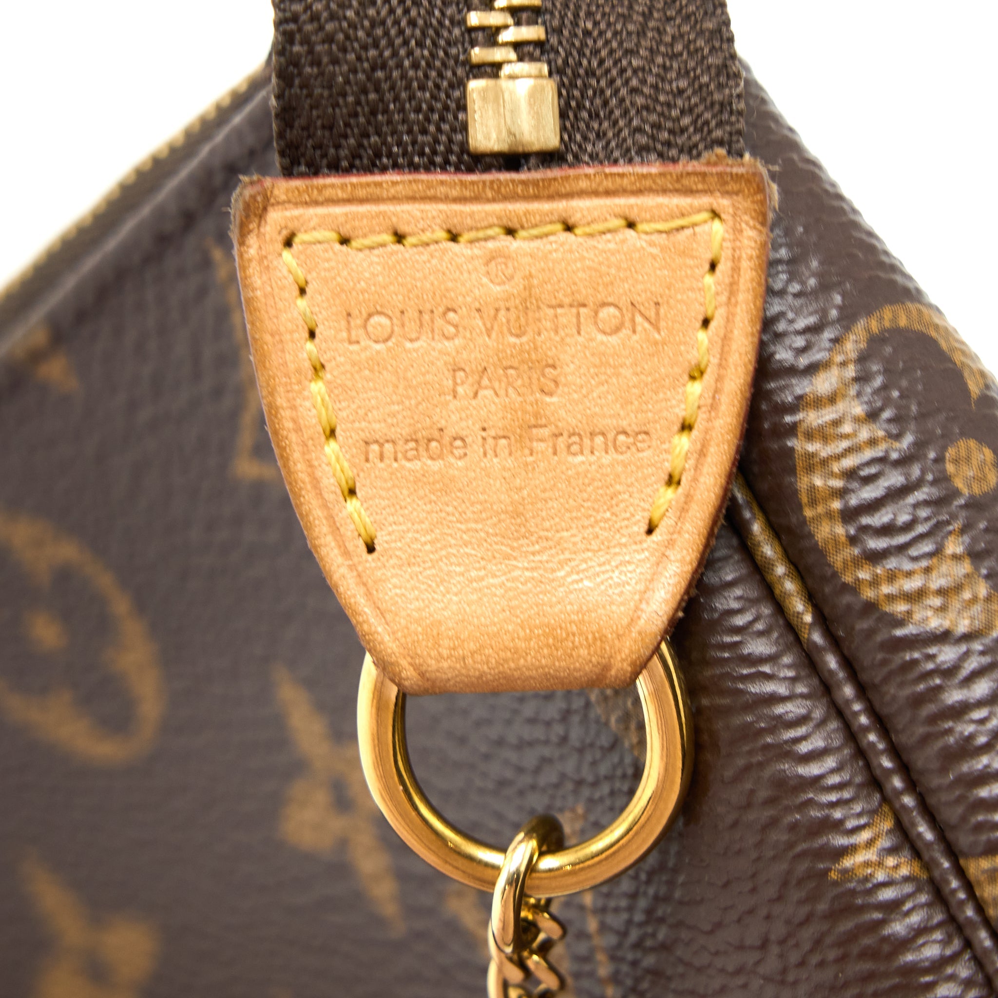 LOUIS VUITTON MINI POCHETTE ACCESSORIES MONOGRAM CANVAS GHW