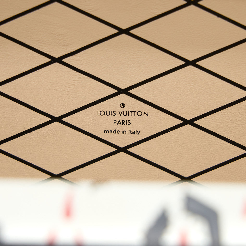 LOUIS VUITTON PETIT MALLET LIMITED EDITION BLACK / WHITE SHW