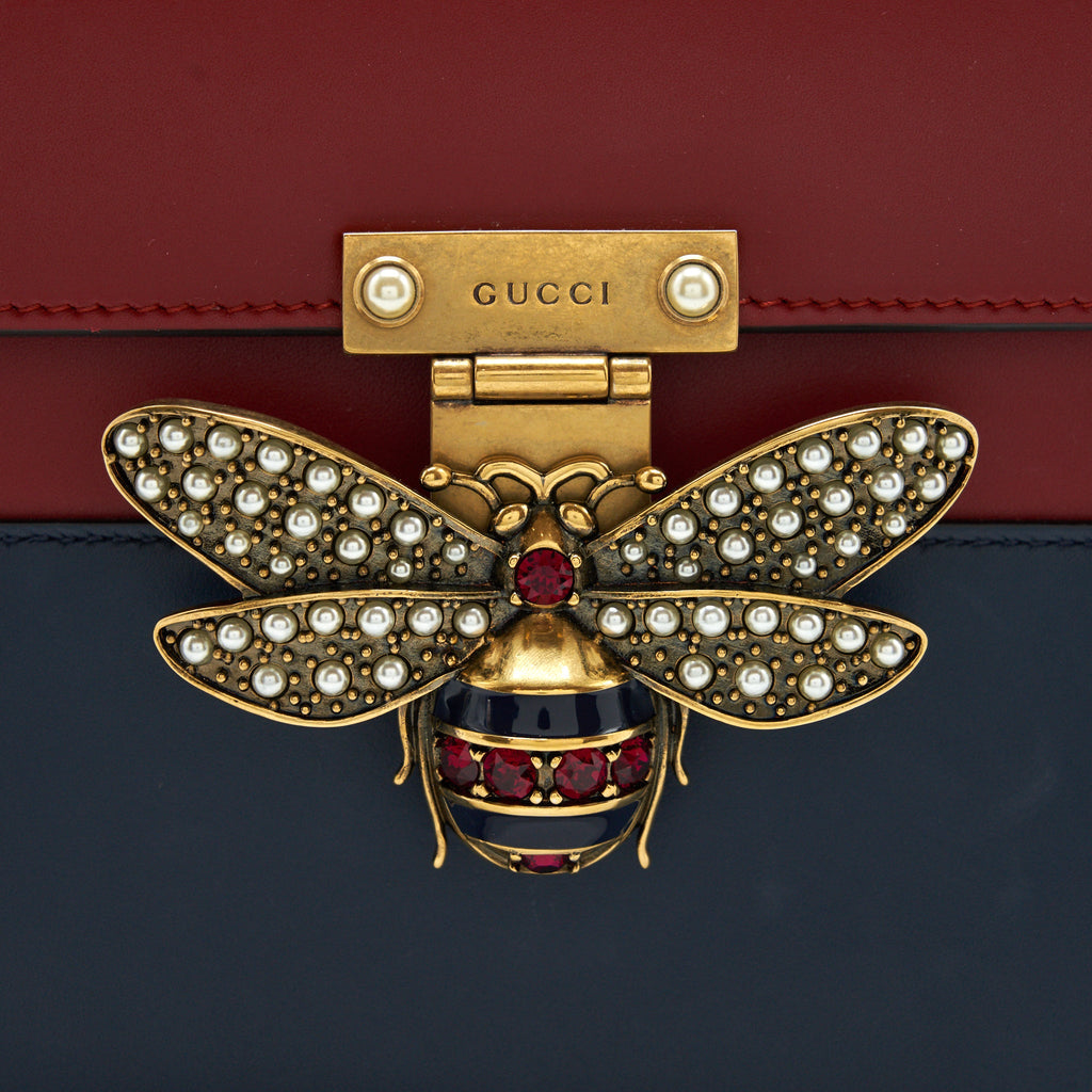 GUCCI QUEEN MARGRET TOP HANDLE BAG MULTI COLOUR