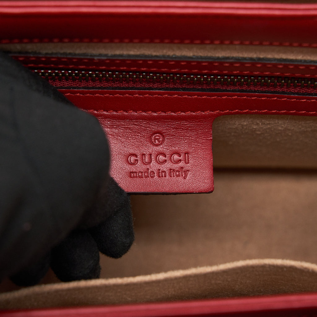 GUCCI QUEEN MARGRET TOP HANDLE BAG MULTI COLOUR