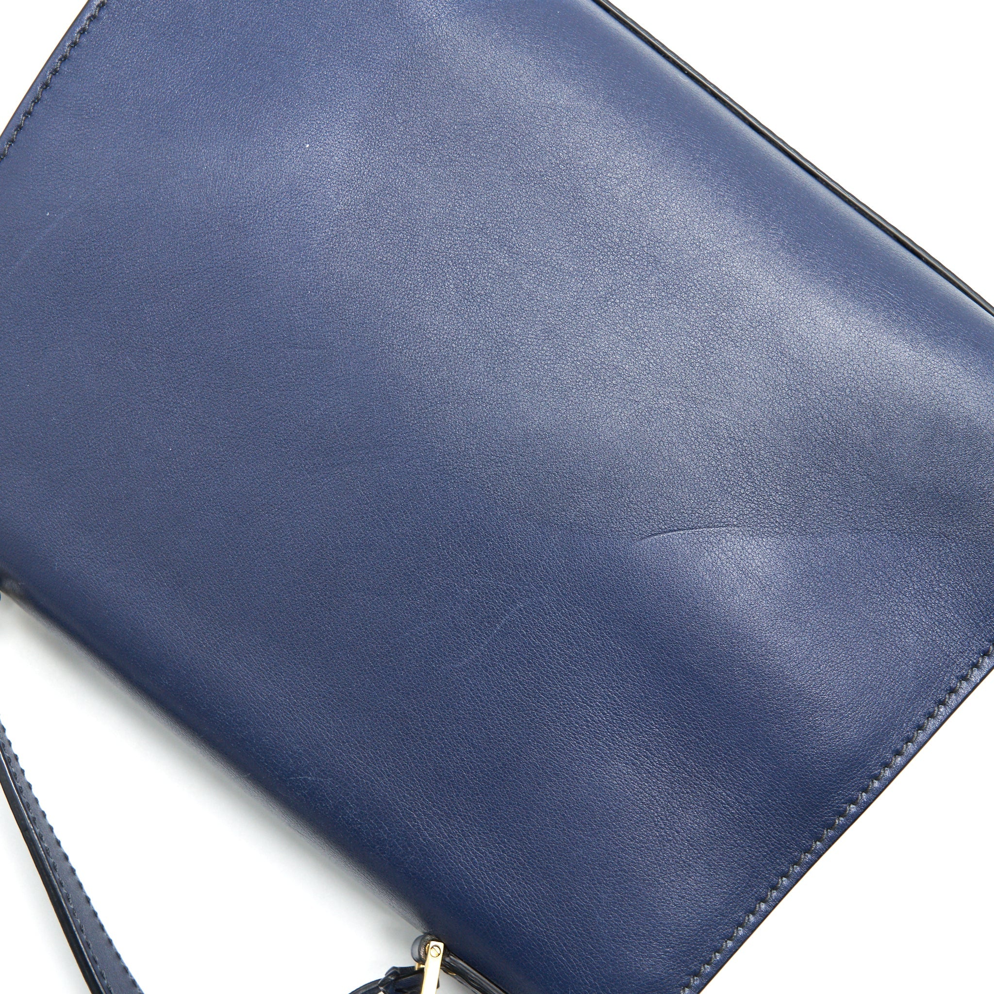 CHRISTIAN DIOR DIORADDICT TOP HANDLE BAG IN NAVY