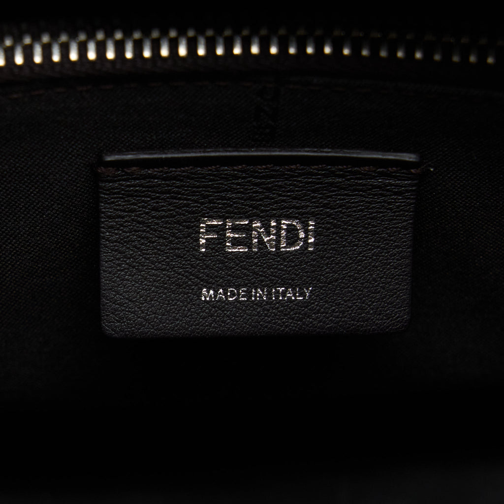 FENDI BY THE WAY CALFSKIN/ PYTHON DARK BLUE SHW