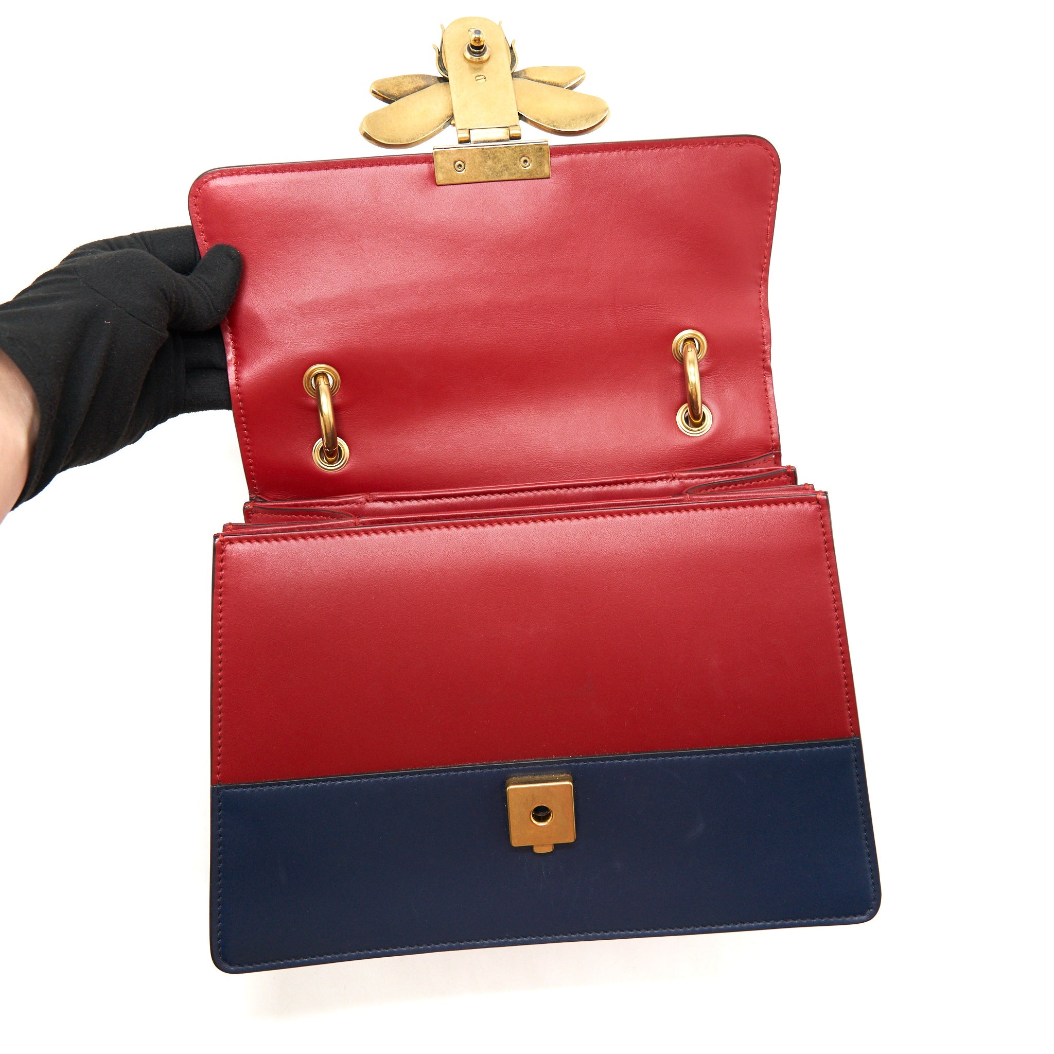 GUCCI QUEEN MARGRET TOP HANDLE BAG MULTI COLOUR