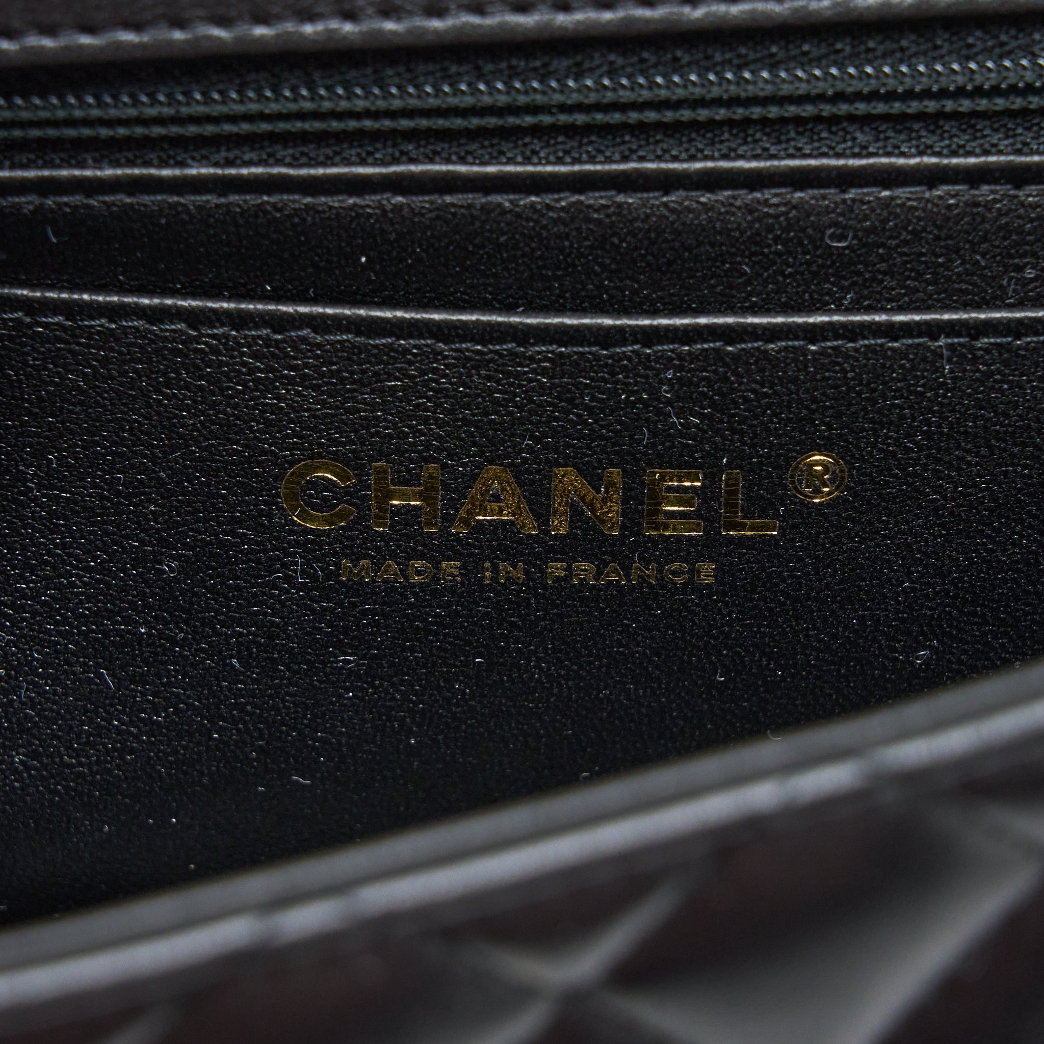 CHANEL TOP HANDLE MINI RECTANGULAR FLAP BAG LAMBSKIN BLACK LGHW (MICROCHIP)
